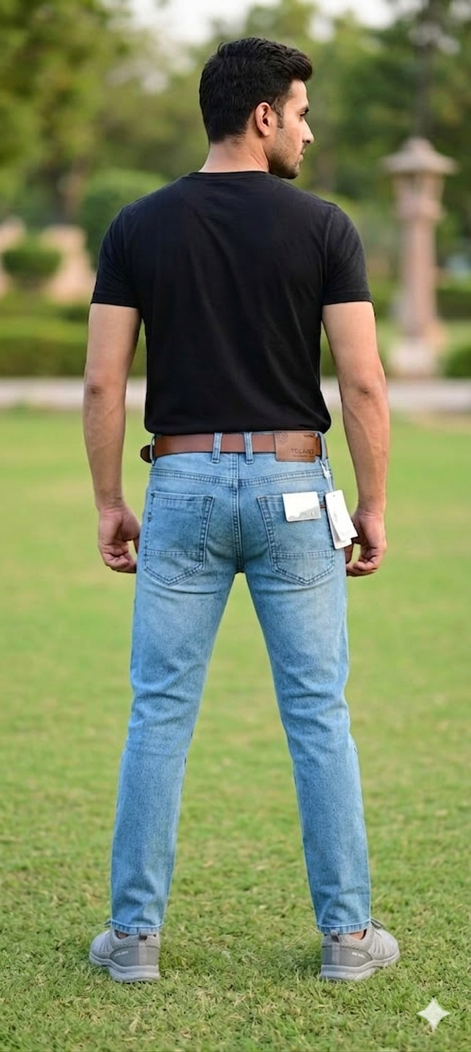 Regular Fit Sky Blue
