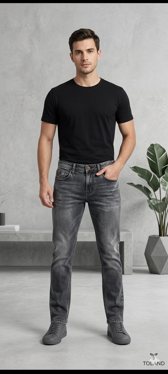 Regular Fit Dark Grey