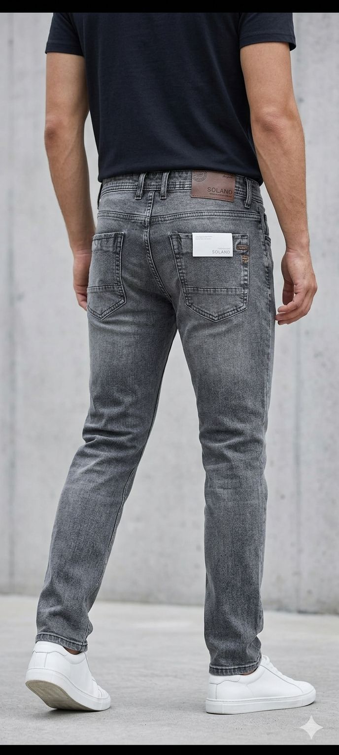 Regular Fit Dark Grey
