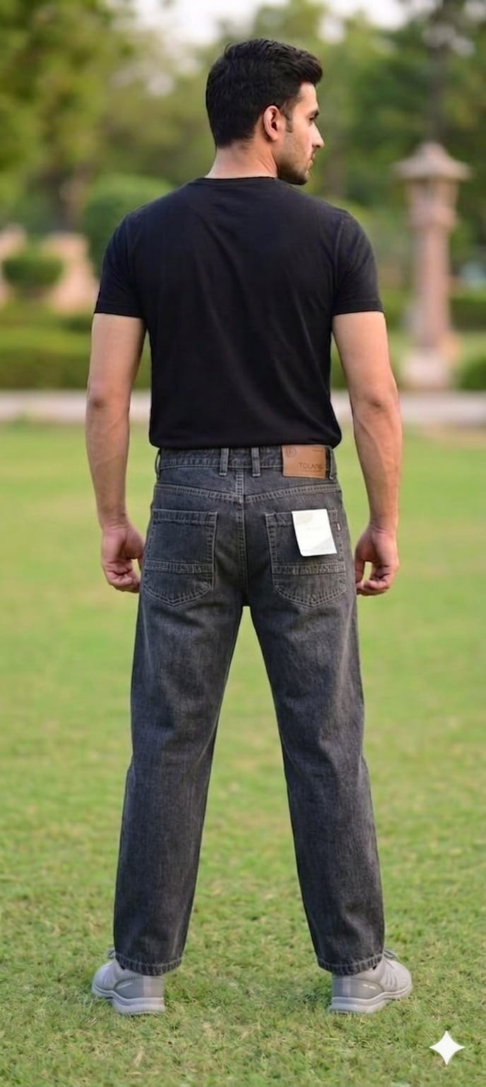 Acru Dark Grey Cotton Pant