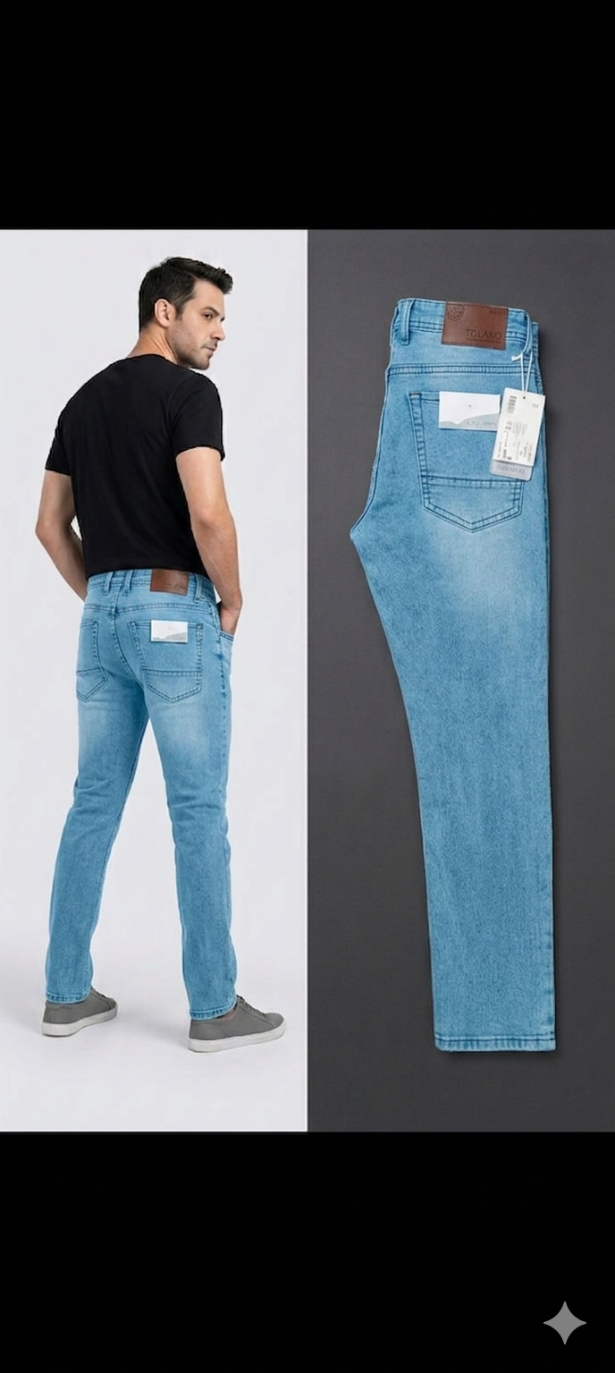 Regular Fit Sky Blue