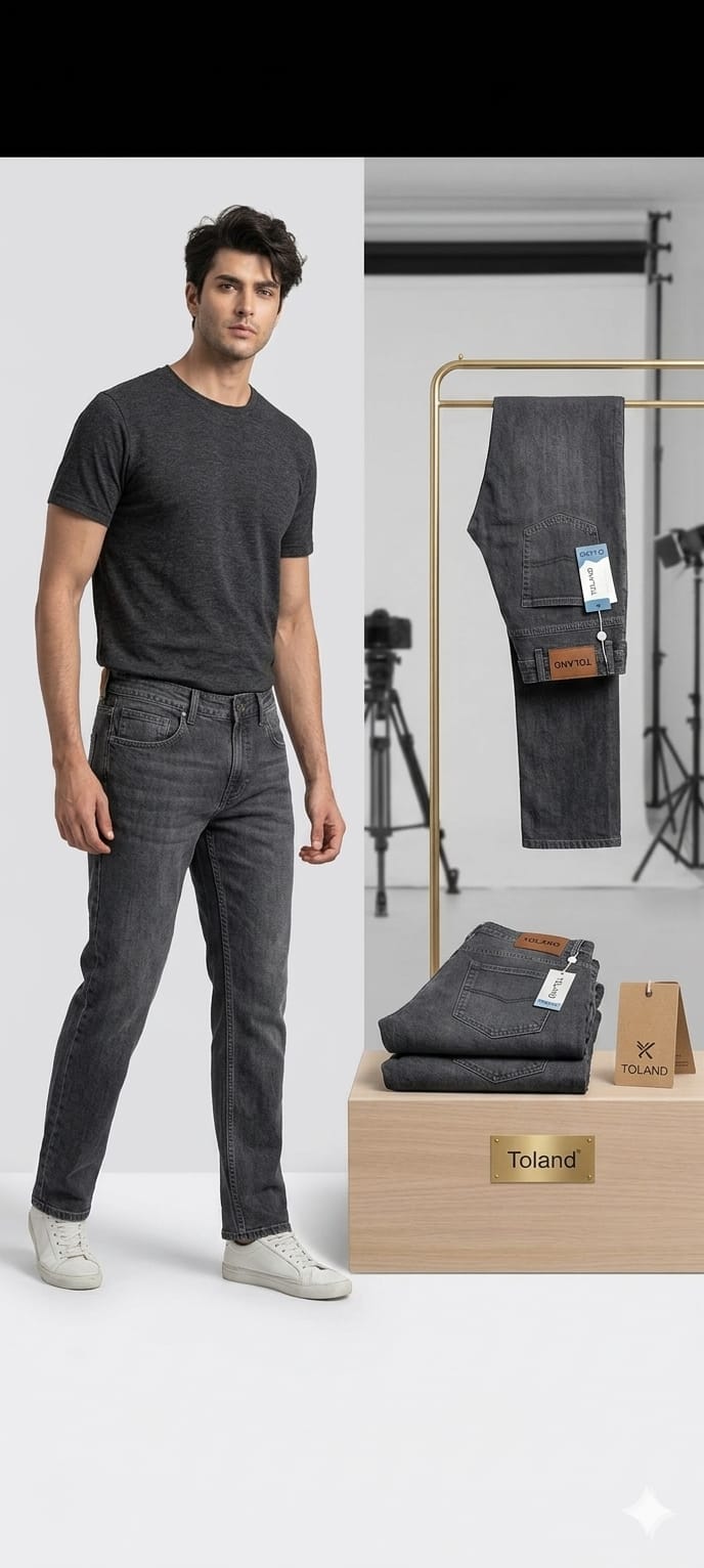 Acru Dark Grey Cotton Pant