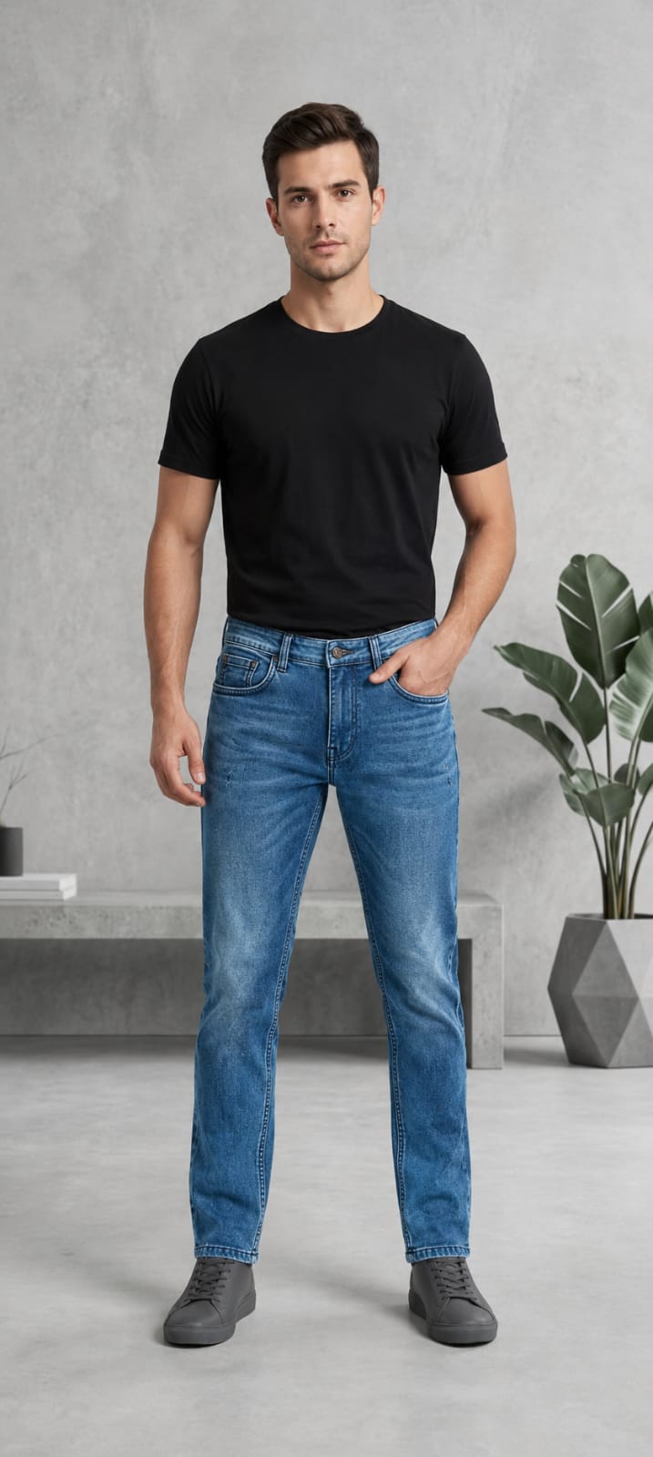 Regular Fit Mid blue