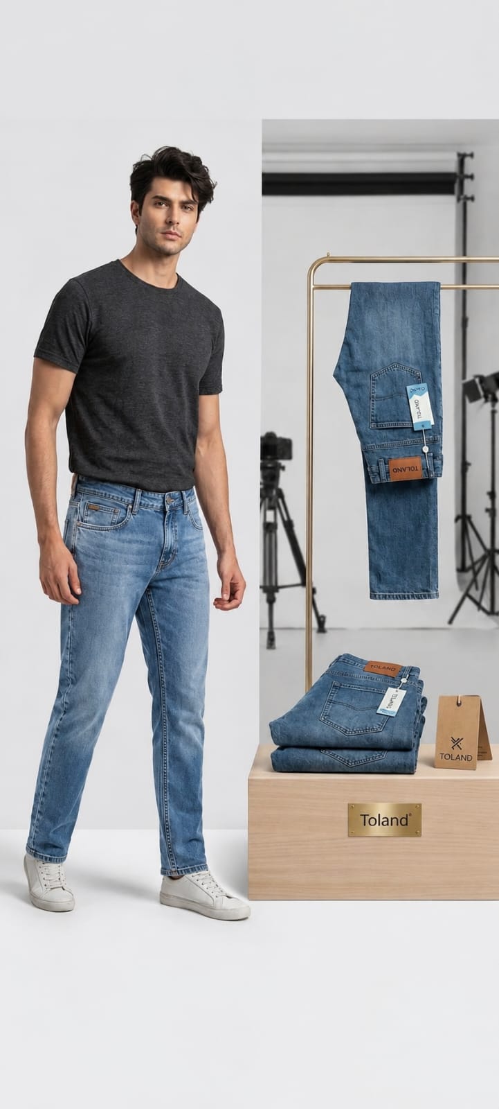 Regular Fit Bluish Grey