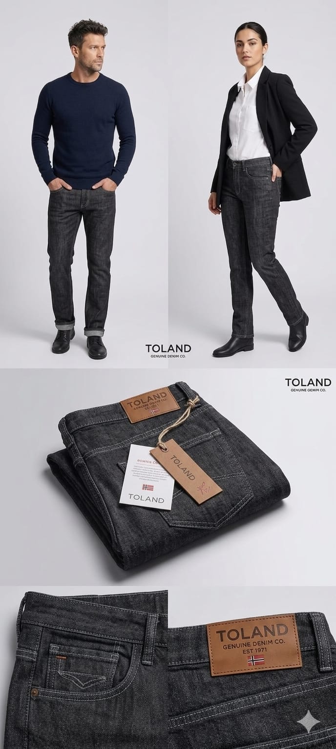 Acru Dark Grey Cotton Pant