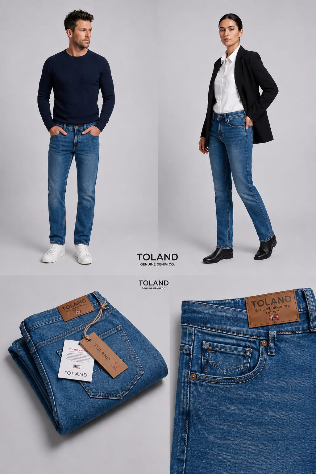 Regular Fit Bluish Grey