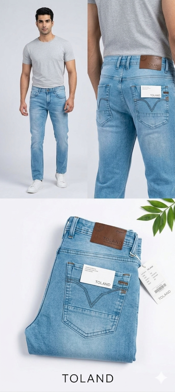 Regular Fit Sky Blue