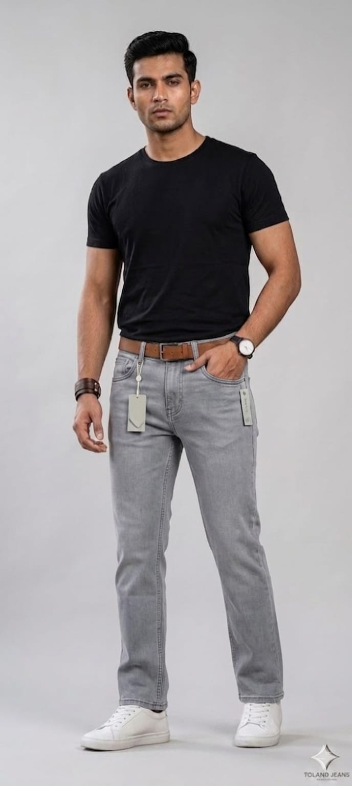 Acru Mom Fit Light Grey