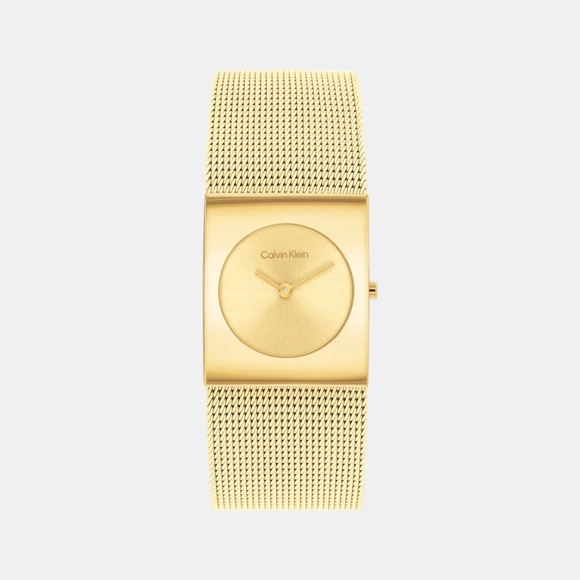 Calvin Klein Gold Mesh Watch 25100062