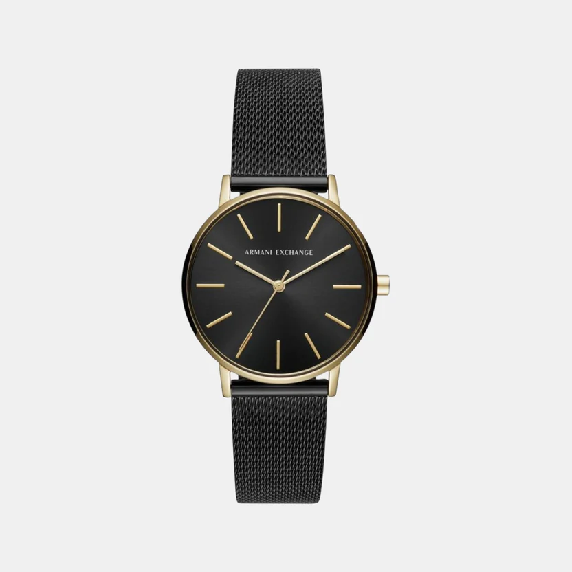 Armani Exchange Black Mesh Watch AX5548