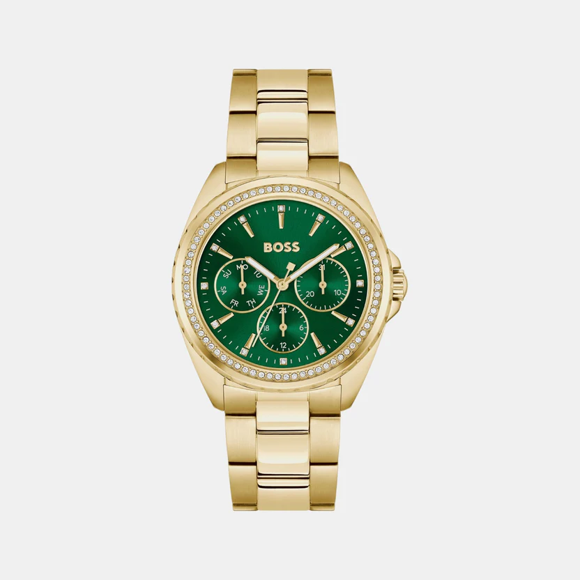 BOSS Gold Chronograph Watch