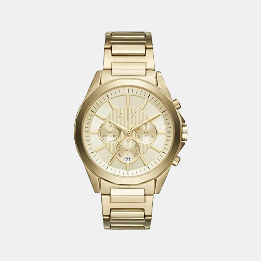 Gold Stainless Steel Wristwatch AX2602
