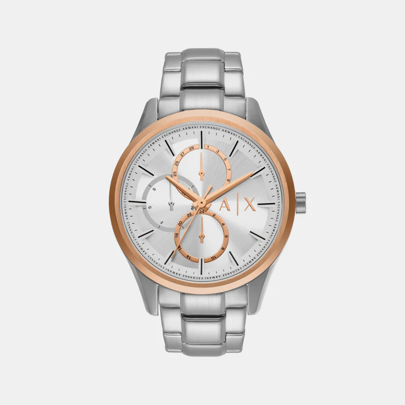 Armani Exchange Silver Chronograph Watch AX1870