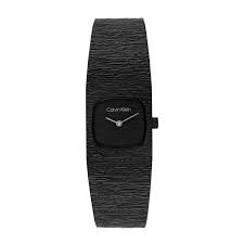Calvin Klein Black Textured Watch