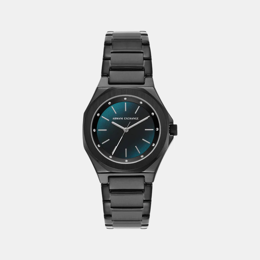 Armani Exchange Black Steel Watch AX4609
