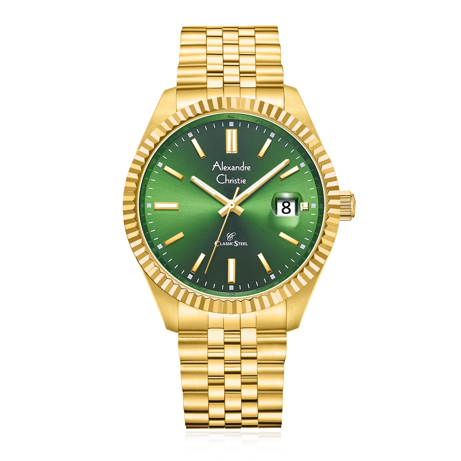 Alexandre Christie Gold Stainless Steel Watch 5002MDBGPGN