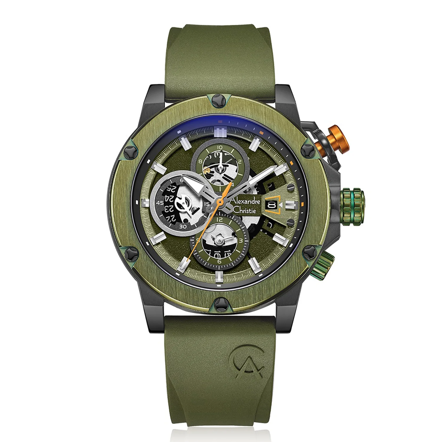 Alexandre Christie Men's Chronograph Watch 6491BCRGAGN