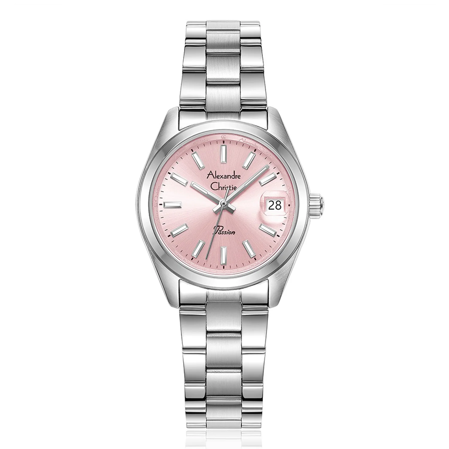 Alexandre Christie Pink Dial Women's Watch 2B54LDBSSLK