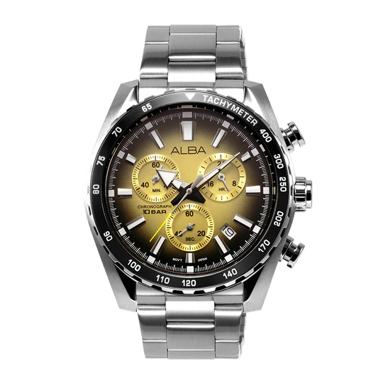 Alba Chronograph Stainless Steel Watch
