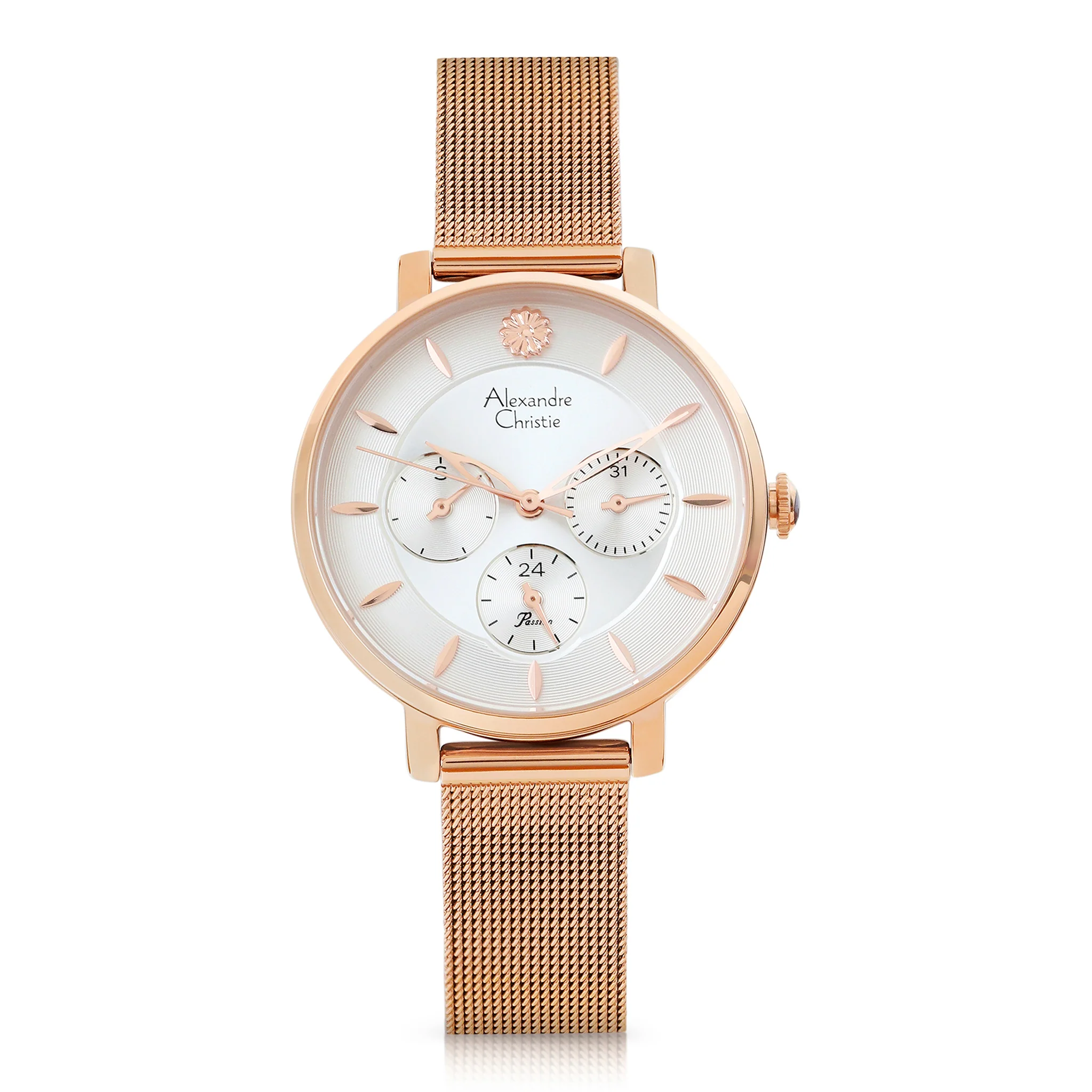 Rose Gold Mesh Watch 2959BFBRGSL