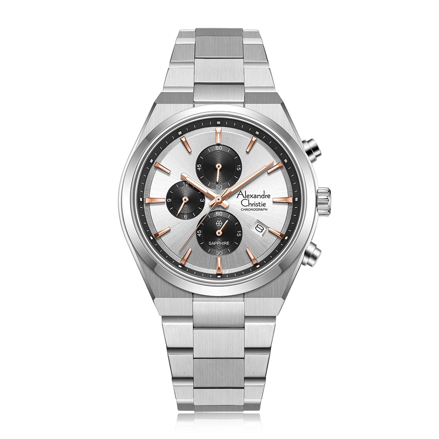 Alexandre Christie Chronograph Watch 8697MCBSSSLRG