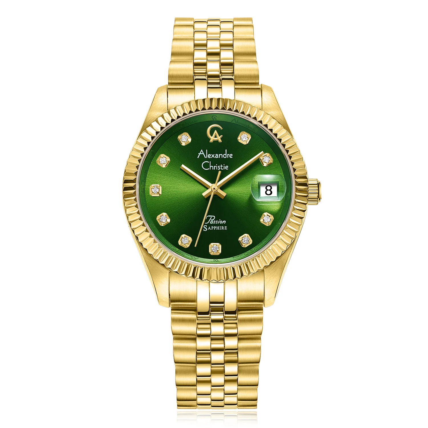 Alexandre Christie Gold Watch 5013LDBGPGN