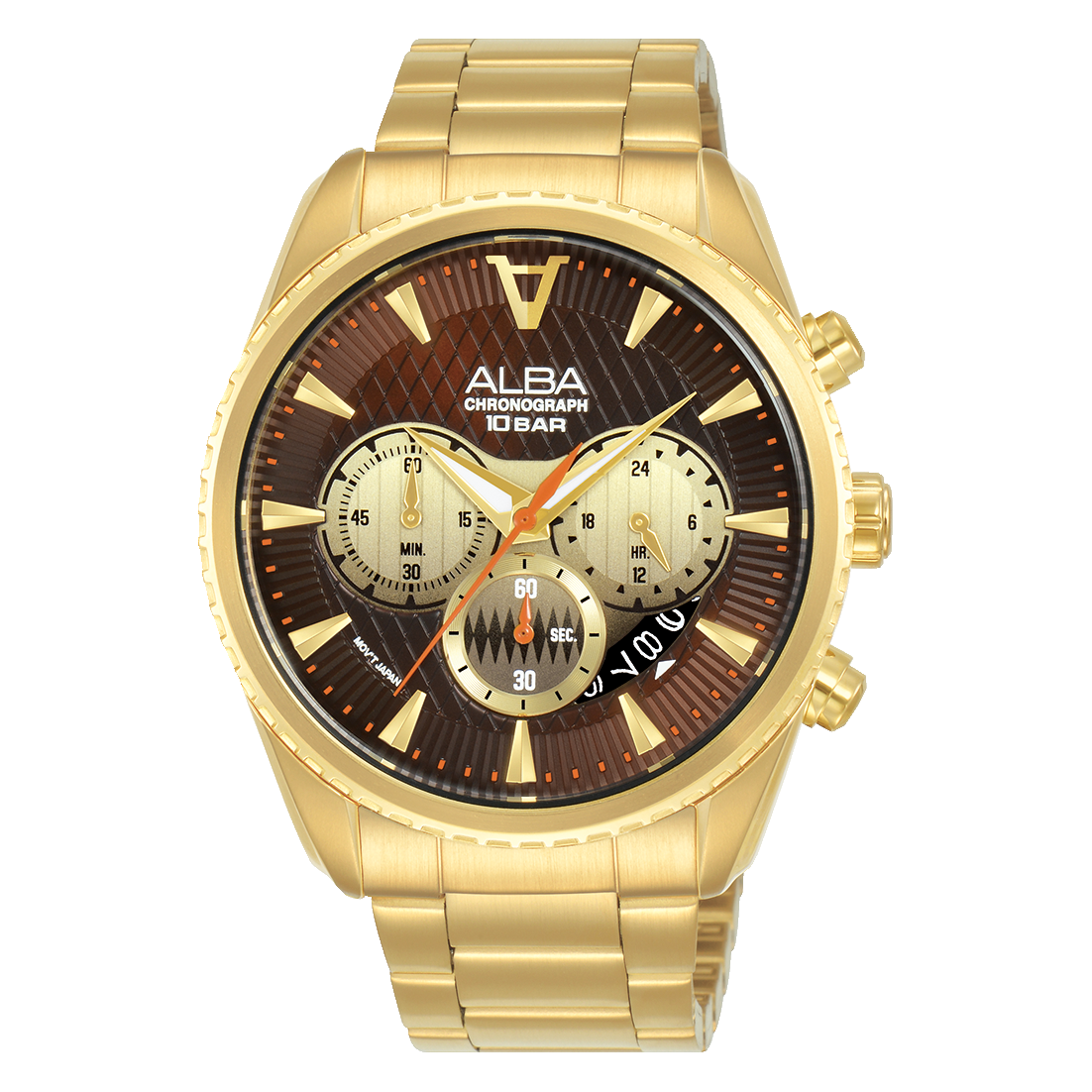 Alba Gold Chronograph Watch
