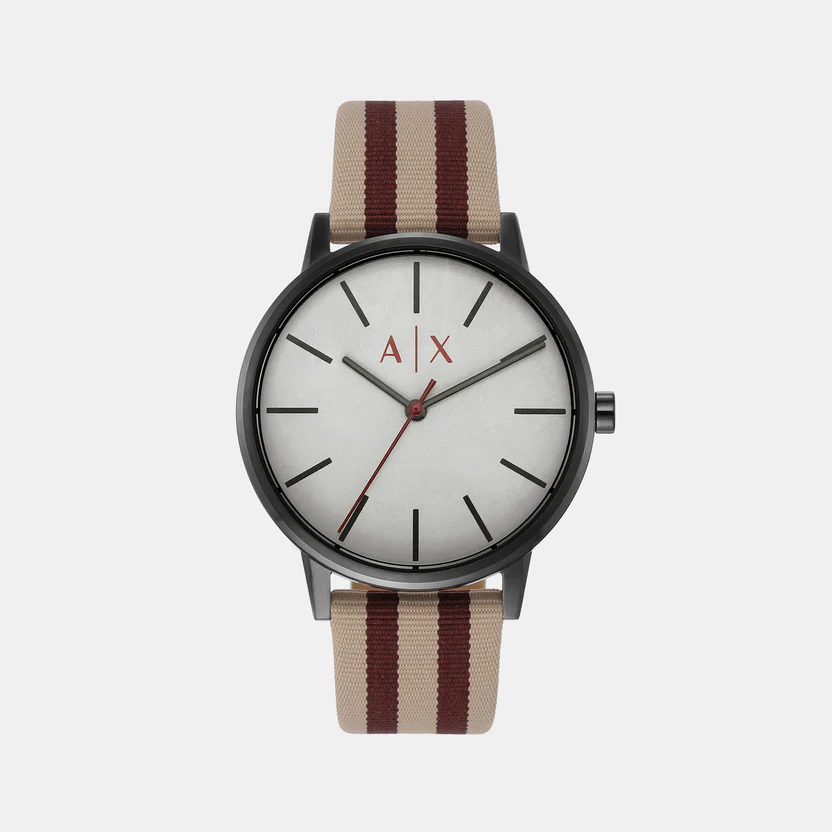 AX Striped Analog Watch AX2759