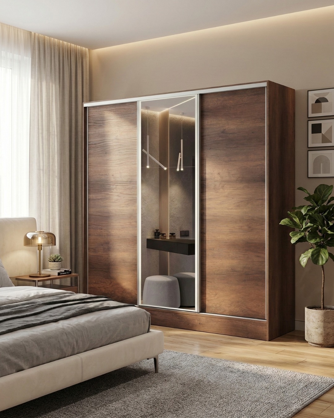 Placard ESPEJADO MANÁ 200 x 200 x 059 - LINEA MANÁ