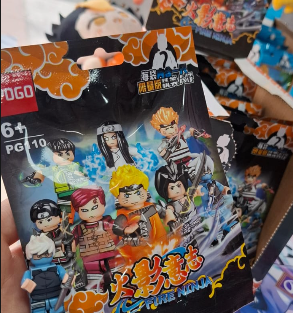 Figuras de bloques Ninja