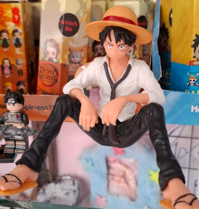 Figura Luffy con sombrero de paja