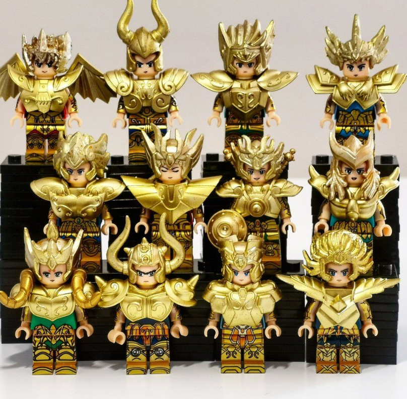Figuras de Lego Caballeros de Zodiaco
