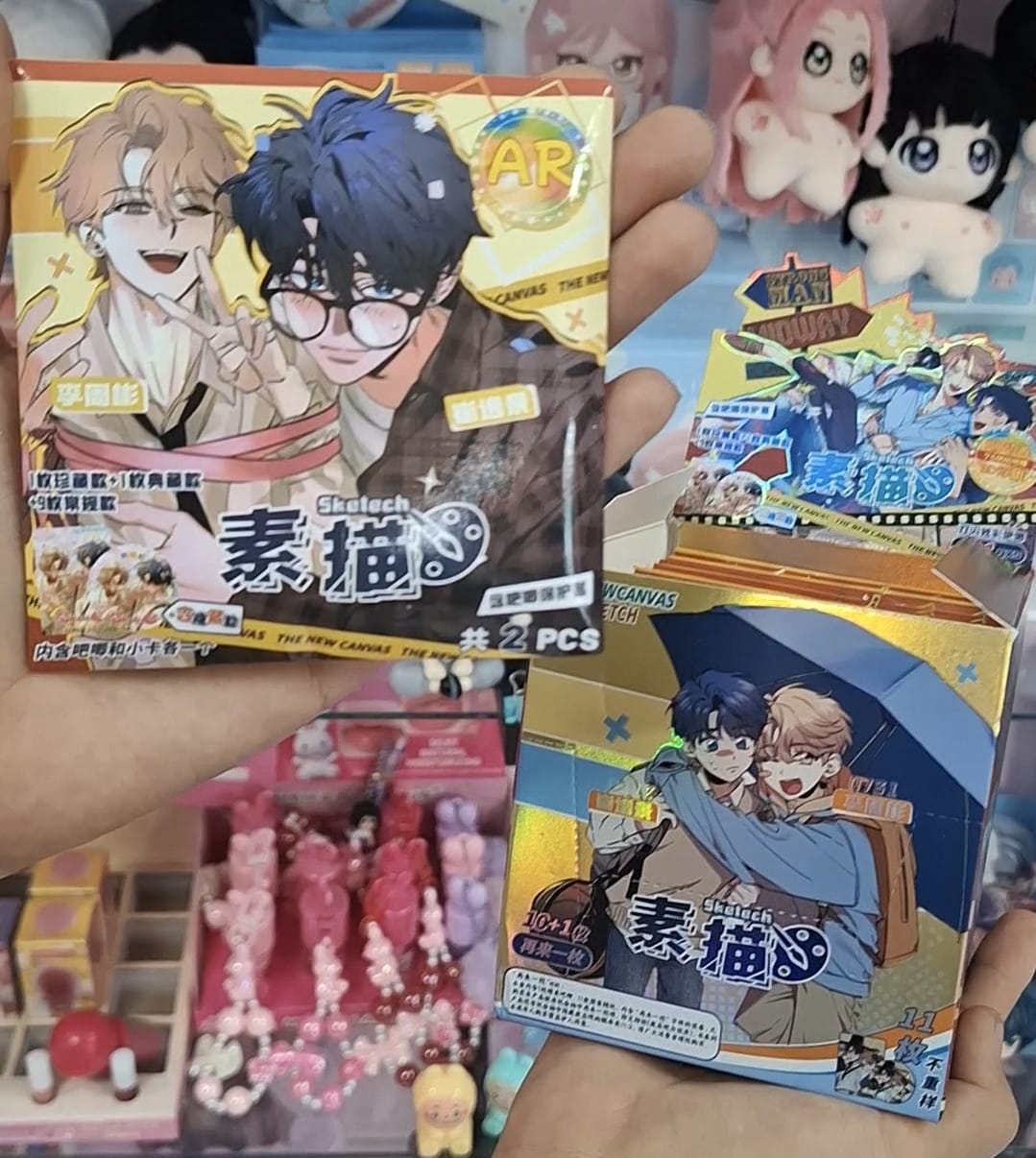 Set de Pin + Photocard + Protector de Sketch