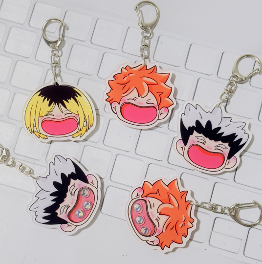 Llavero Acrílico Anime Divertido Haikyuu