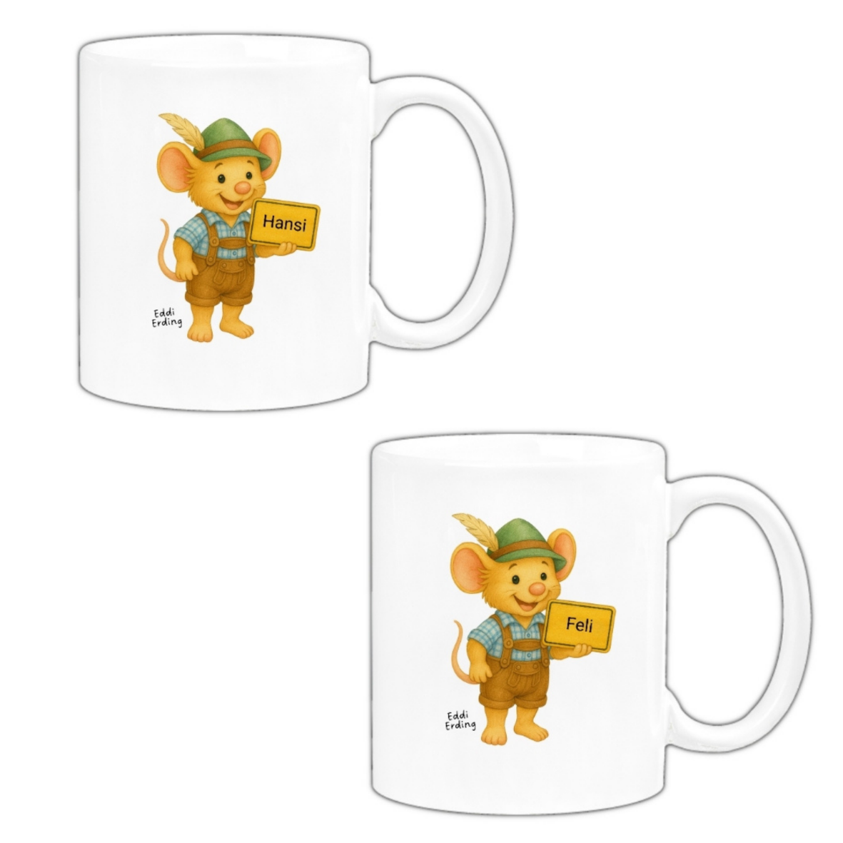 Tasse Eddi Erding - Wunschname