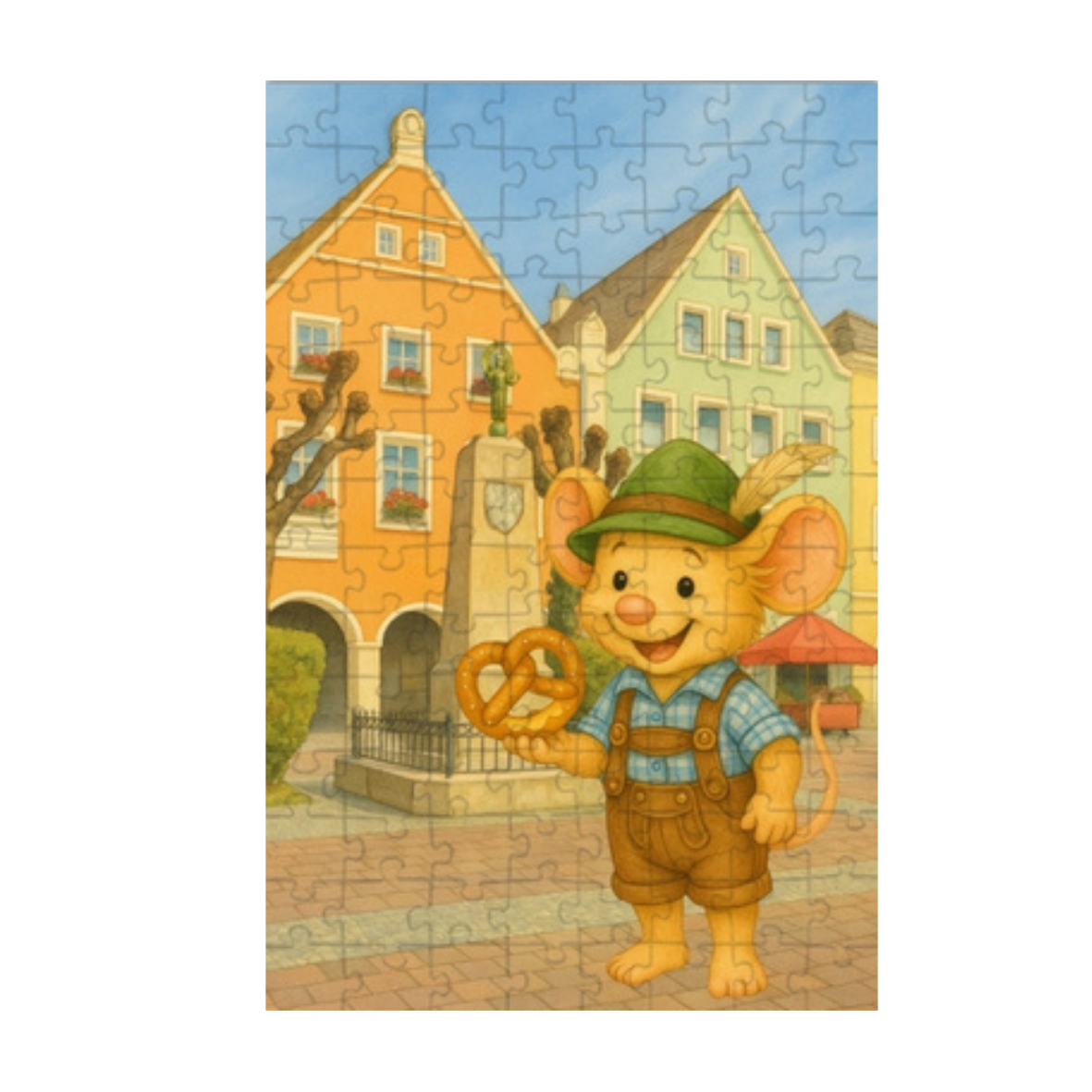 Puzzle Eddi Erding - Eddi mit Breze