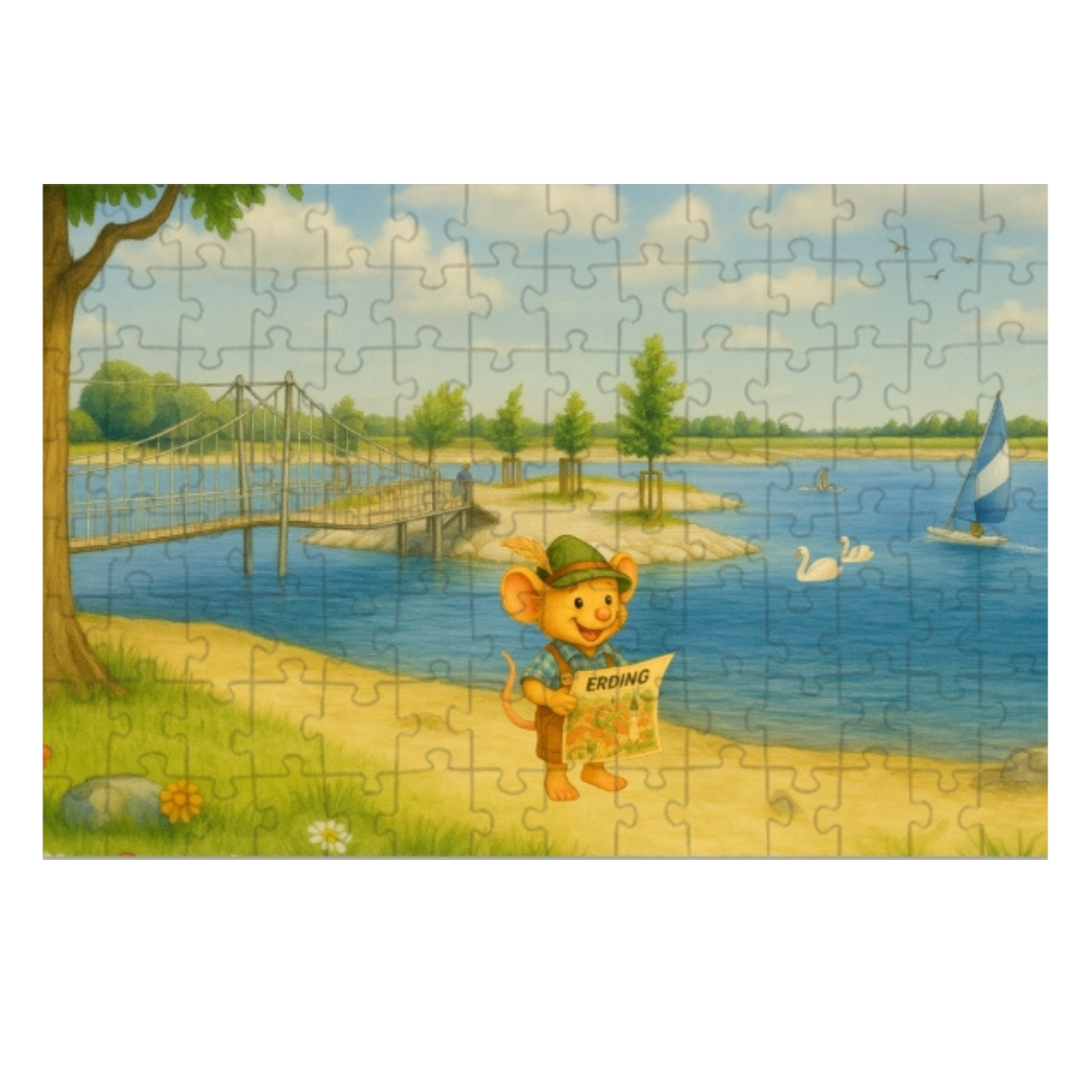 Puzzle Eddi Erding - Eddi am See