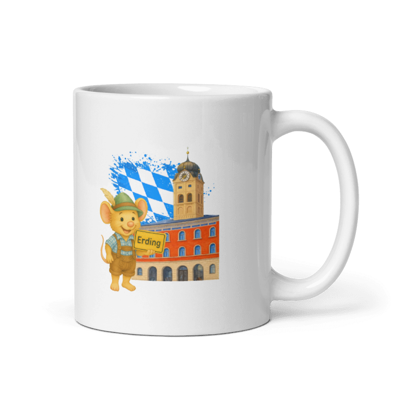 Tasse Eddi Erding - Eddi vor Schrannenhalle