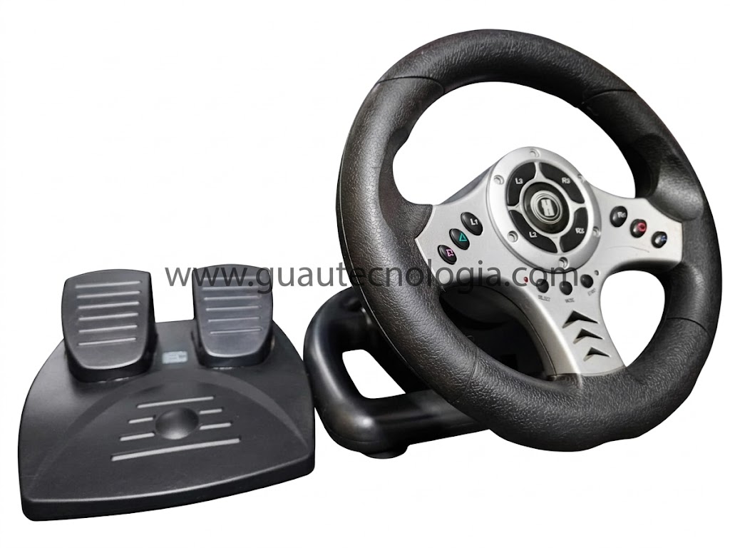 Volante y Pedales para Videojuegos