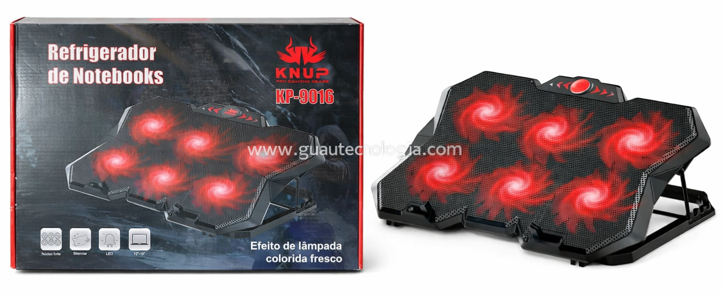 Soporte para Notebook con Cooler Gamers