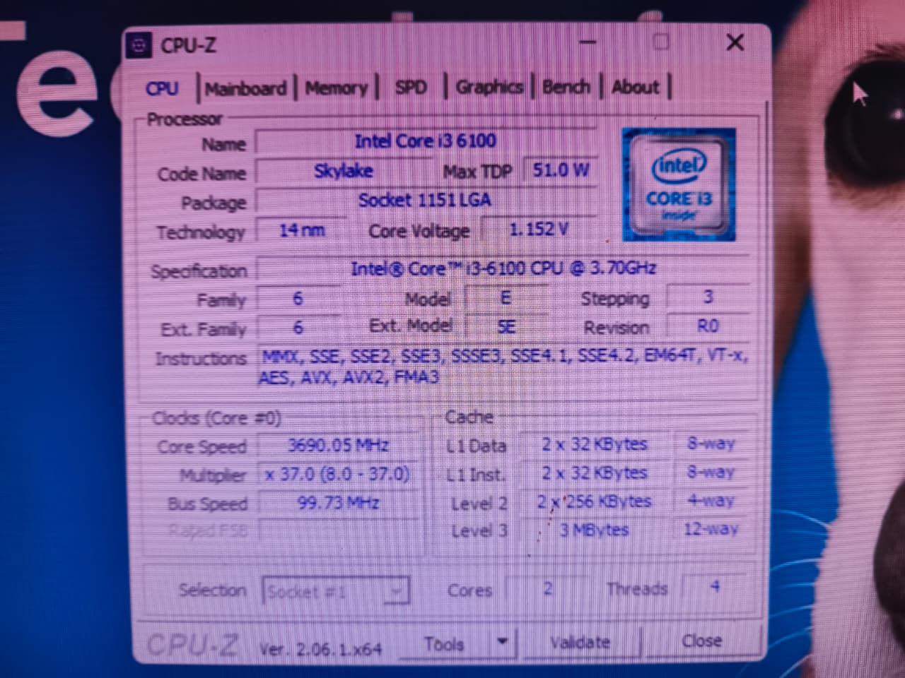 PC de Escritorio Intel Core i3 6100 + GTX 550 TI