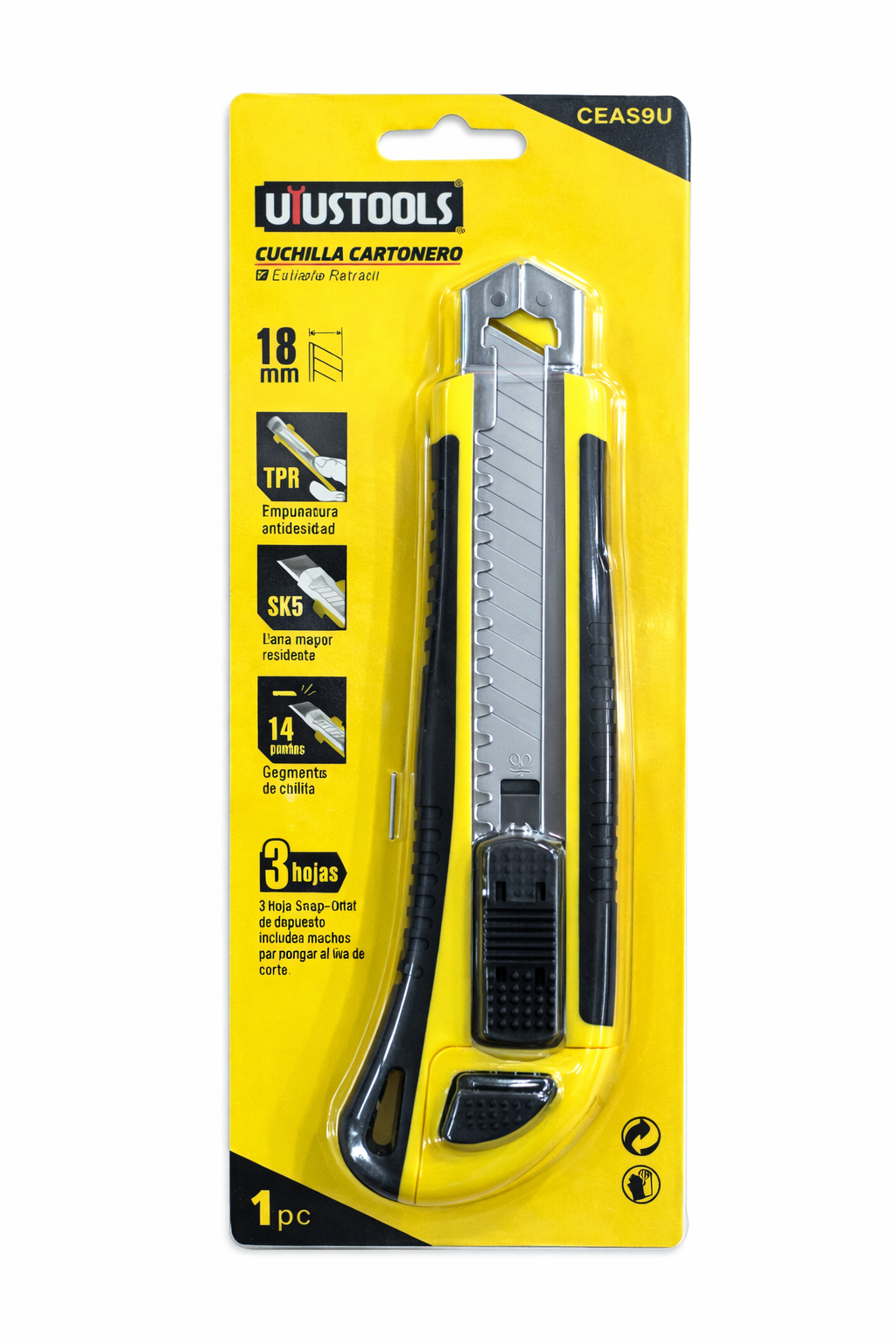 Cuchilla Cartonero 18mm