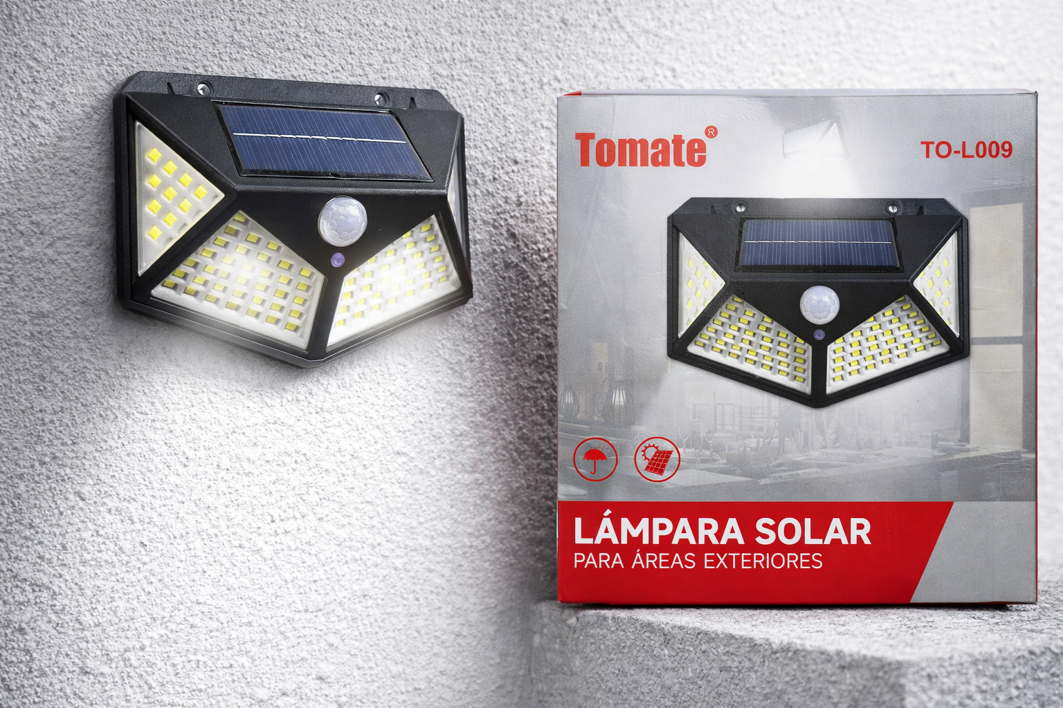 Lámpara Solar Exterior