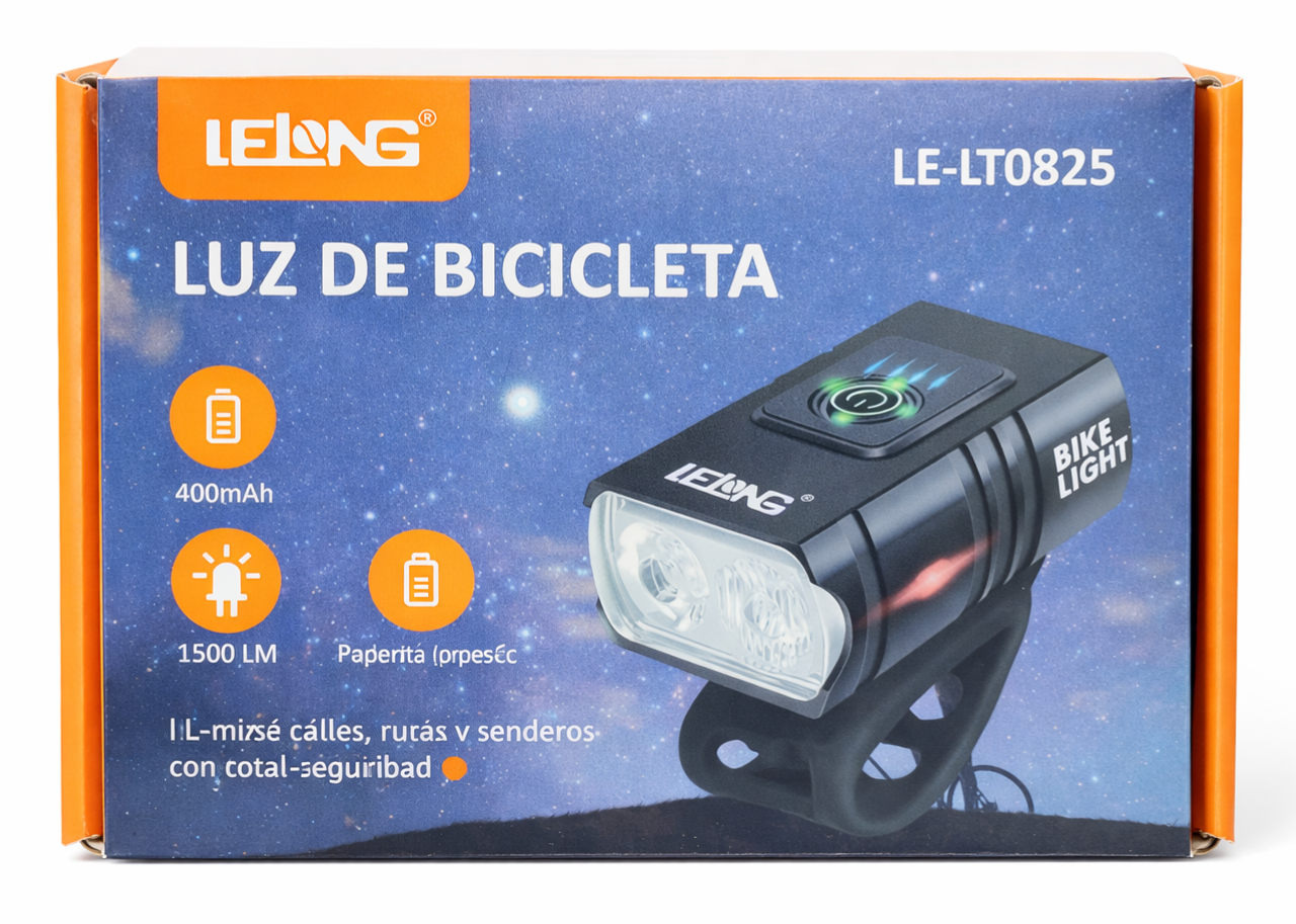 Luz de Bicicleta Lelong LE-LT0825