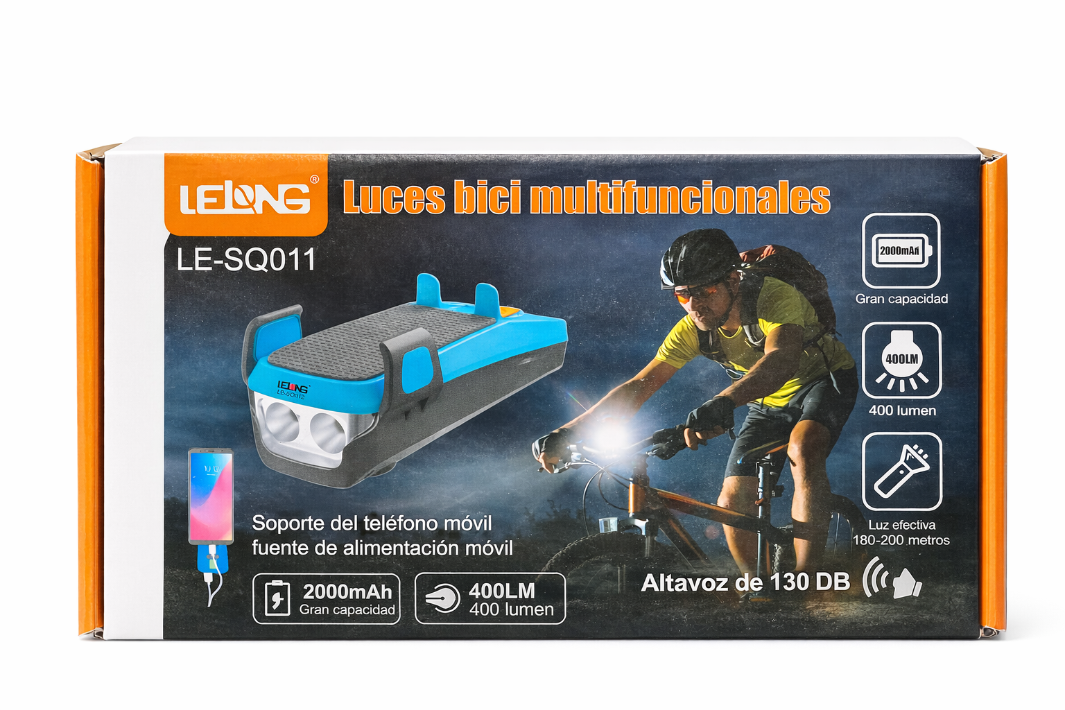 Luz bici multifuncional LE-SQ011