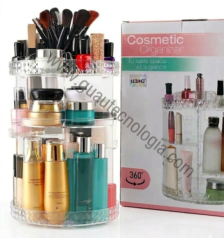 Organizador Giratorio de Cosméticos