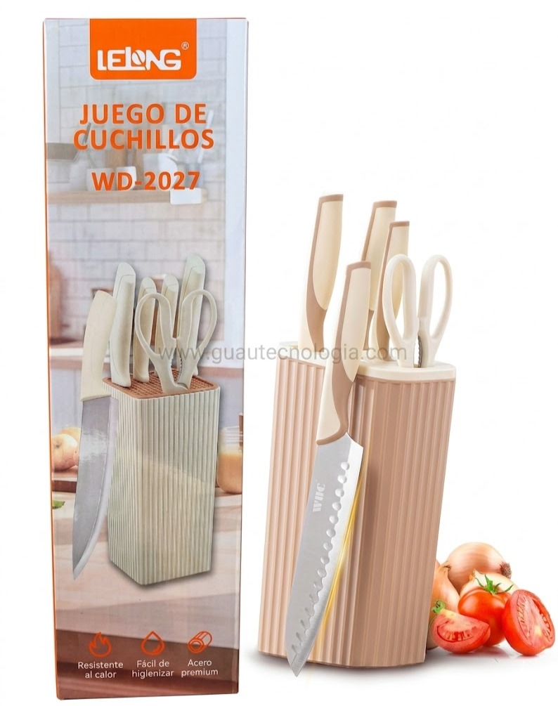 Juego de Cuchillos con Soporte