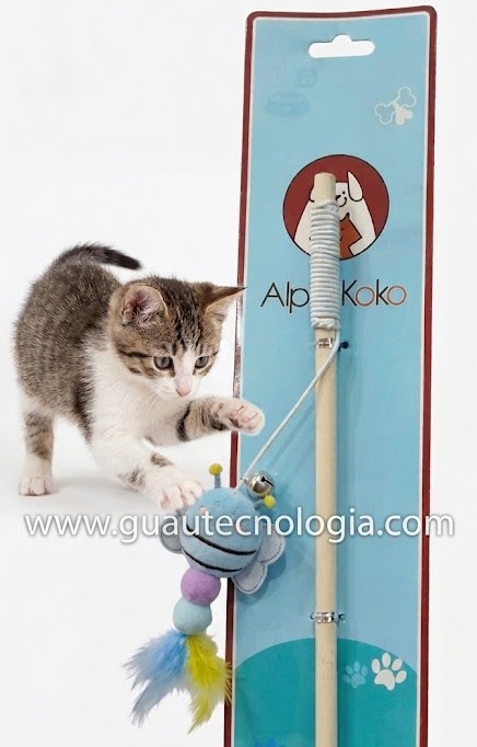 Varita de juguete para gatitos