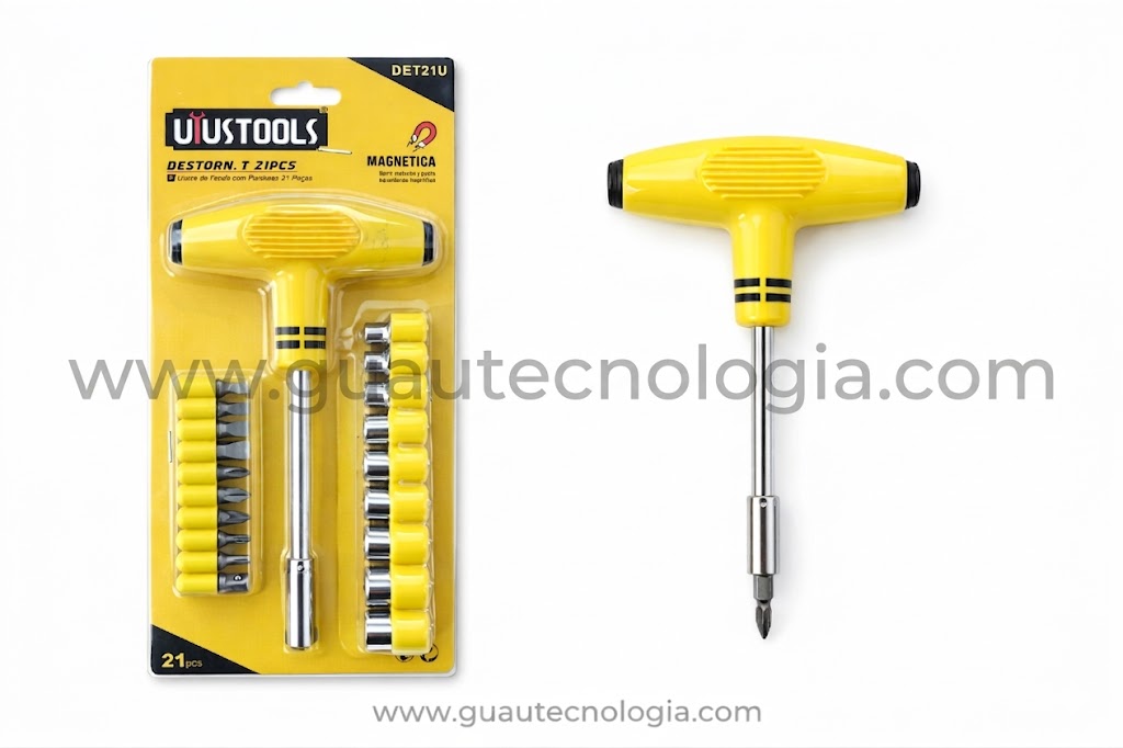 Destornillador en T con Puntas