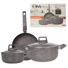 Set de Ollas Antiadherentes Granito